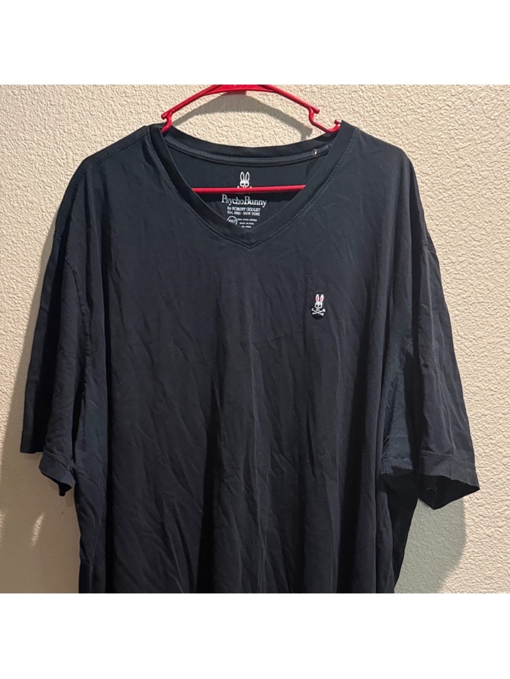 Psycho Bunny dark dark blue  Short Sleeve Tee with Small Embroidered Logo